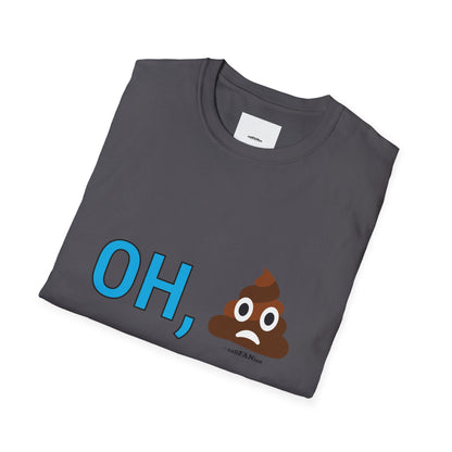 Funny Poop Emoji T-shirt Unisex T-Shirt, Casual Humor Tee, Gift for Friends, Birthday Shirt, Comfy Everyday Wear