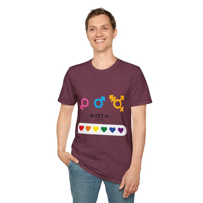 Pride & Equality T-Shirt, Unisex Softstyle Tee, LGBTQ+ Support Shirt, Inclusive Fashion, Gift for Pride Month, Gender Equality Top