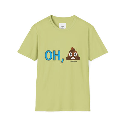 Funny Poop Emoji T-shirt Unisex T-Shirt, Casual Humor Tee, Gift for Friends, Birthday Shirt, Comfy Everyday Wear