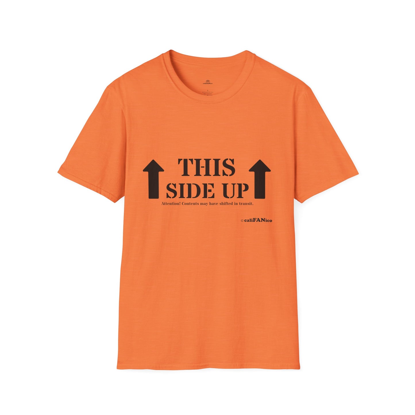 Funny 'THIS SIDE UP' t-shirt - Perfect Gift for Fun Occasions, Casual Wear, Gifting, Unisex Clothing, Vibrant Colors