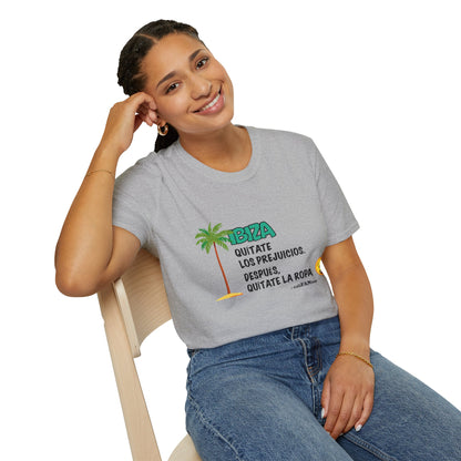 Vibrant Ibiza Statement Tee - Beach T-Shirt, Unisex Casual Summer Shirt, Travel Shirt, Beach Wear, Gift for Vacation Lovers