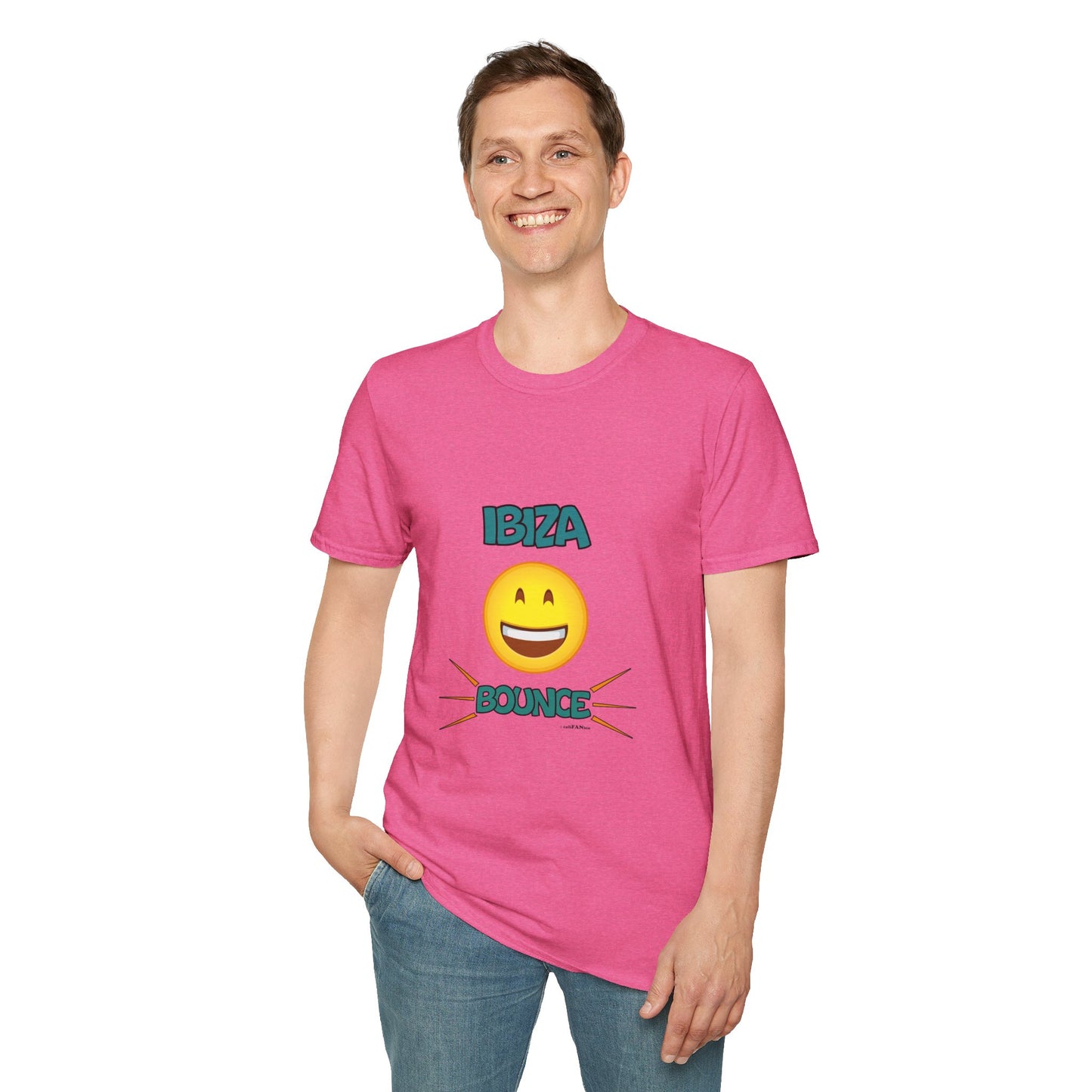 Ibiza Bounce Unisex T-Shirt, Casual Summer Tee, Beach Wear, Fun Party Shirt, Vacation T-Shirt, Club Wear