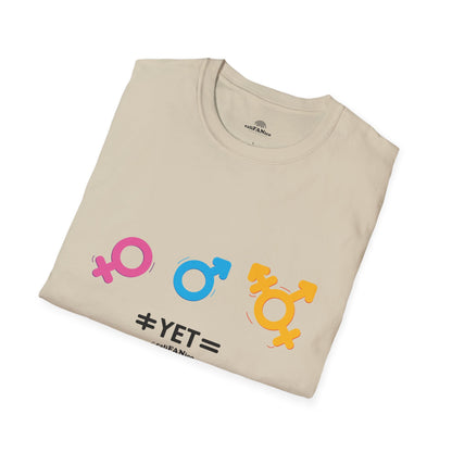 Pride & Equality T-Shirt, Unisex Softstyle Tee, LGBTQ+ Support Shirt, Inclusive Fashion, Gift for Pride Month, Gender Equality Top