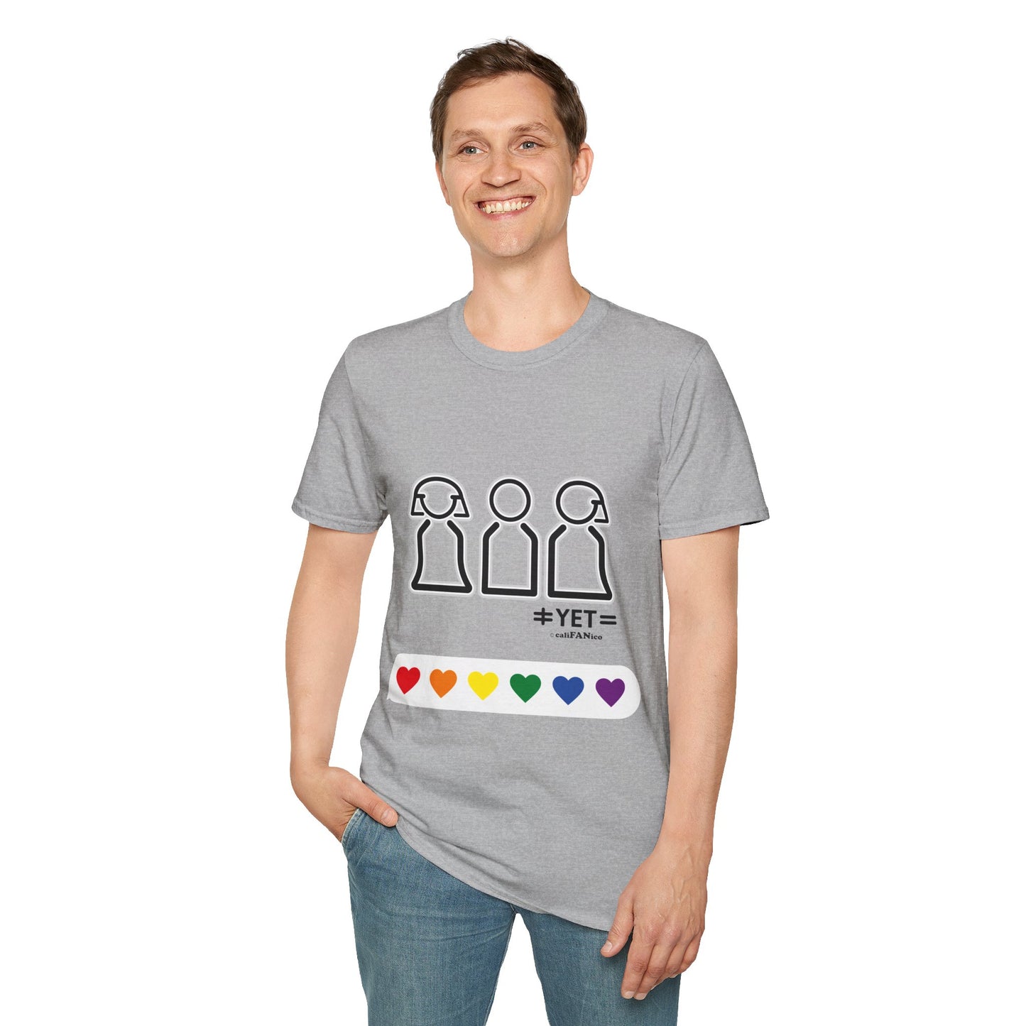 Pride & Equality T-Shirt, Unisex LGBTQ+ Tee, LGBTQute, Inclusive Apparel, Soft Cotton Shirt, Ideal Gift for Pride Month, Casual Statement Wear