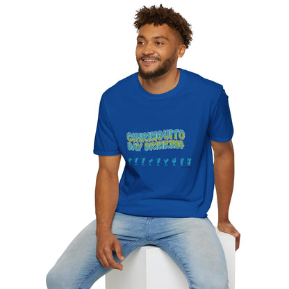 Funny Beach Day Drinking T-Shirt, Spain Summer, Unisex T-Shirt, Summer Vibes Tee, Beach Party T-Shirt, Vacation Apparel, Fun Gift Idea, Spain Souvenir T-Shirt