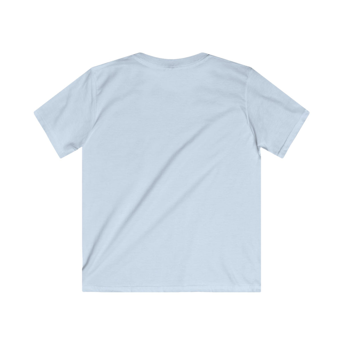 Kids Cloud Swing T‑Shirt — Cute Blond Girl on Cloud Swing, Playful Design