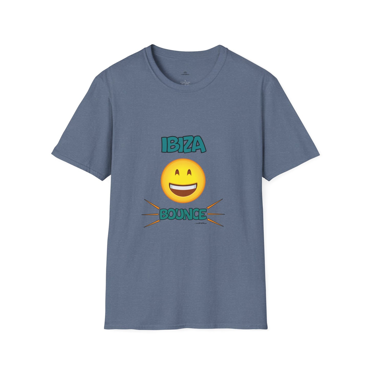 Ibiza Bounce Unisex T-Shirt, Casual Summer Tee, Beach Wear, Fun Party Shirt, Vacation T-Shirt, Club Wear