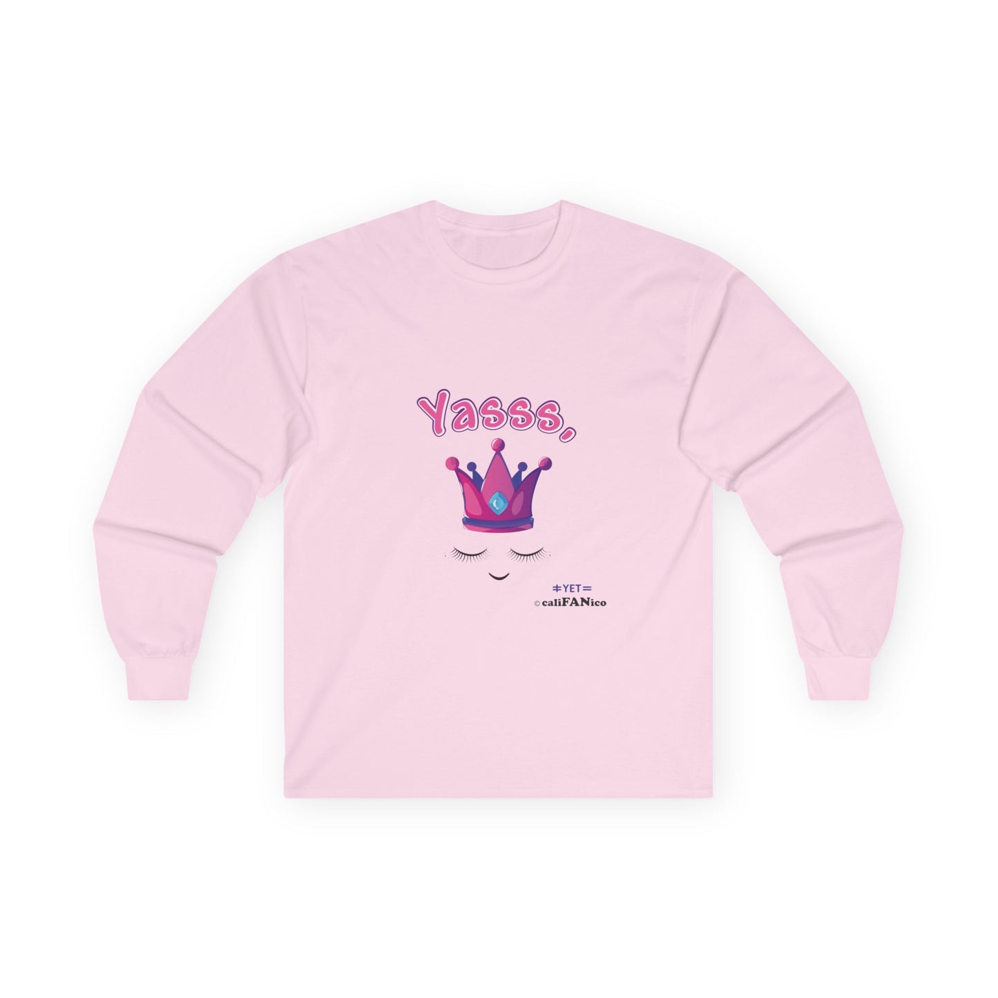 Long-Sleeve Yasss, Queen T-Shirt for LGBTQute Happy People