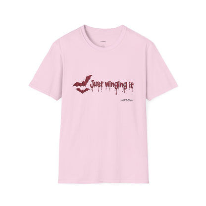 Spooky Bat Design T-Shirt - Perfect for Halloween, Autumn, Unique Graphic Tee
