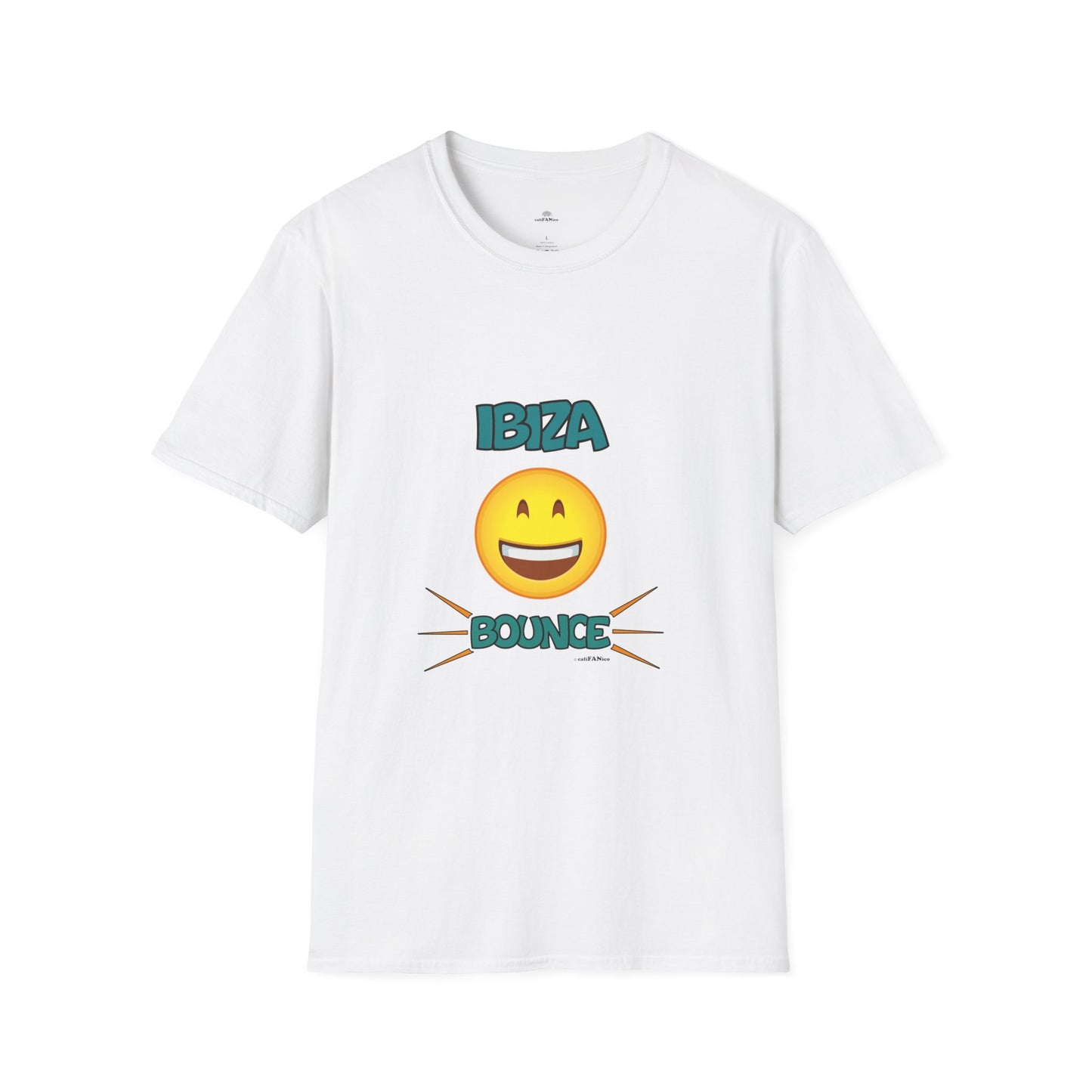 Ibiza Bounce Unisex T-Shirt, Casual Summer Tee, Beach Wear, Fun Party Shirt, Vacation T-Shirt, Club Wear