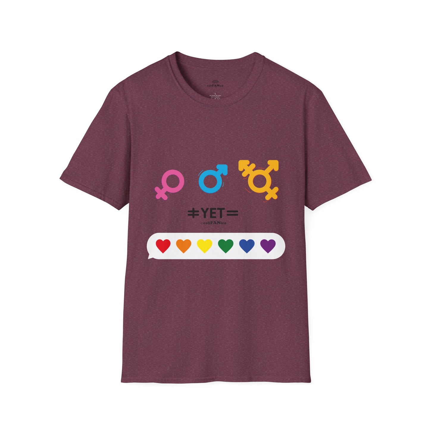 Pride & Equality T-Shirt, Unisex Softstyle Tee, LGBTQ+ Support Shirt, Inclusive Fashion, Gift for Pride Month, Gender Equality Top