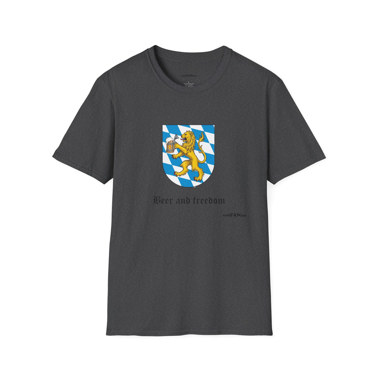 Beer and Freedom T‑Shirt — Bavarian Lion Oktoberfest Tee