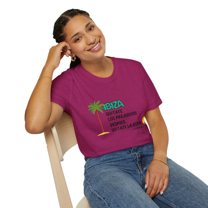 Vibrant Ibiza Statement Tee - Beach T-Shirt, Unisex Casual Summer Shirt, Travel Shirt, Beach Wear, Gift for Vacation Lovers