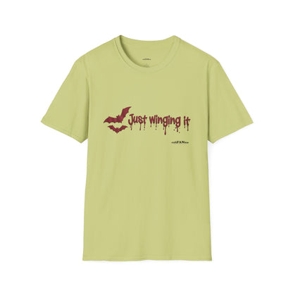 Spooky Bat Design T-Shirt - Perfect for Halloween, Autumn, Unique Graphic Tee
