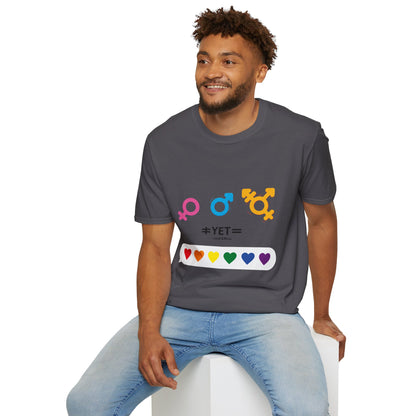 Pride & Equality T-Shirt, Unisex Softstyle Tee, LGBTQ+ Support Shirt, Inclusive Fashion, Gift for Pride Month, Gender Equality Top