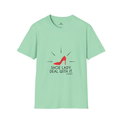 Funny T-Shirt Shoe Lover Lady Soft style T-Shirt