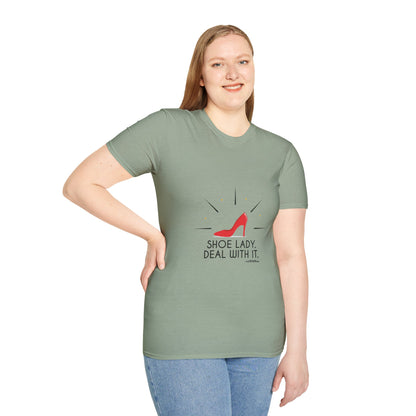 Funny T-Shirt Shoe Lover Lady Soft style T-Shirt