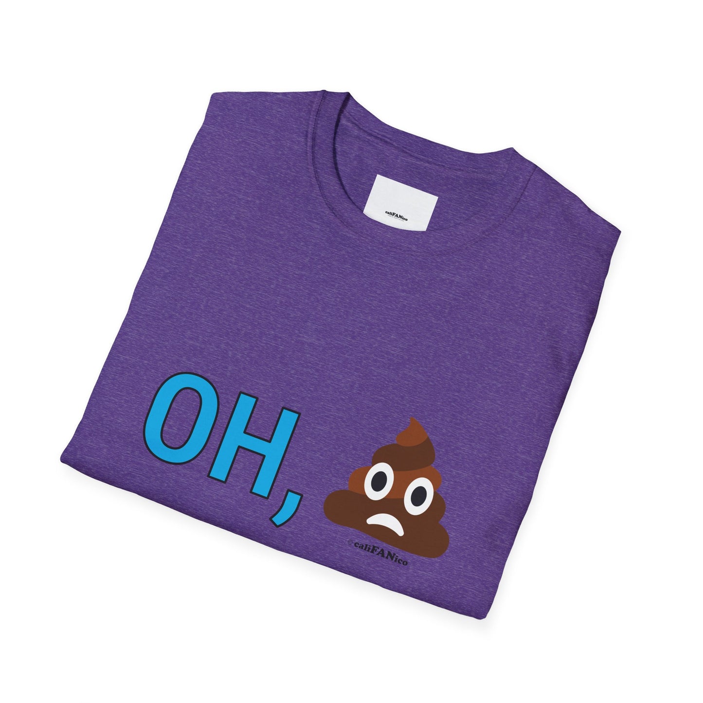 Funny Poop Emoji T-shirt Unisex T-Shirt, Casual Humor Tee, Gift for Friends, Birthday Shirt, Comfy Everyday Wear
