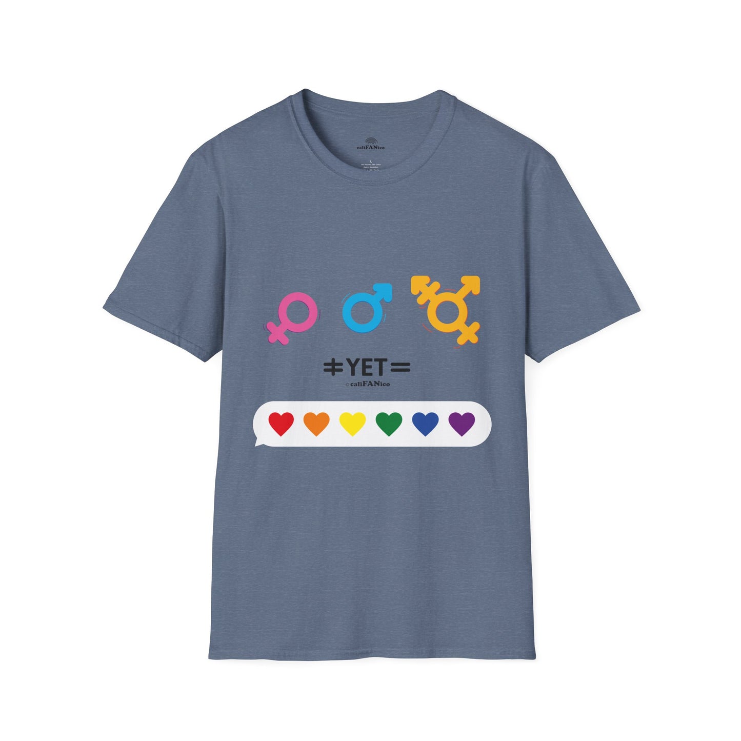 Pride & Equality T-Shirt, Unisex Softstyle Tee, LGBTQ+ Support Shirt, Inclusive Fashion, Gift for Pride Month, Gender Equality Top