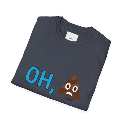 Funny Poop Emoji T-shirt Unisex T-Shirt, Casual Humor Tee, Gift for Friends, Birthday Shirt, Comfy Everyday Wear