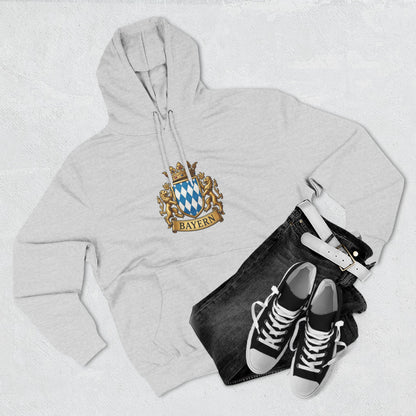 Bayern Crest Hoodie — Vintage Bavarian Coat of Arms Pullover
