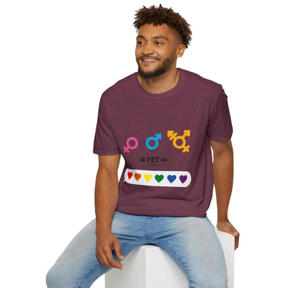 Pride & Equality T-Shirt, Unisex Softstyle Tee, LGBTQ+ Support Shirt, Inclusive Fashion, Gift for Pride Month, Gender Equality Top