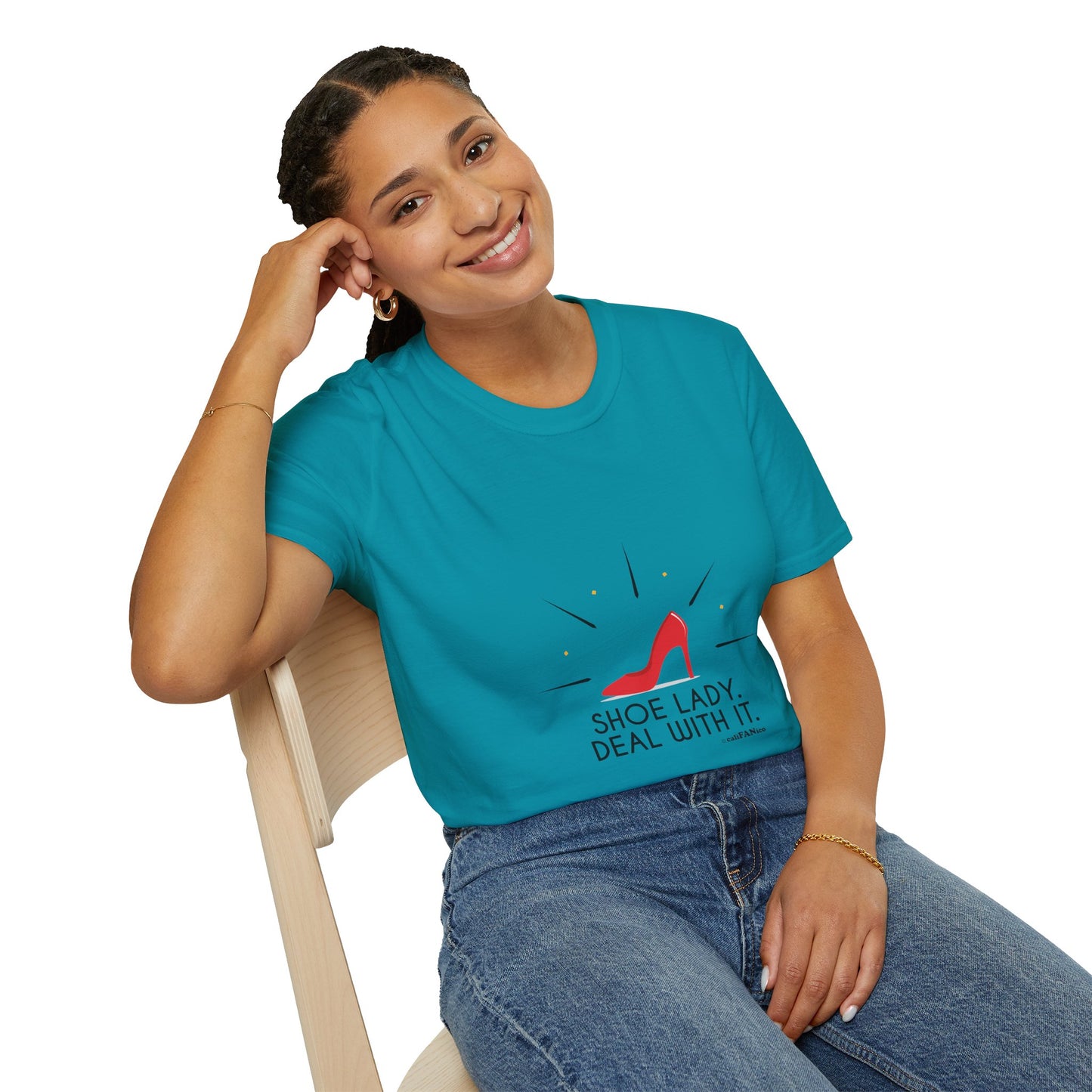 Funny T-Shirt Shoe Lover Lady Soft style T-Shirt