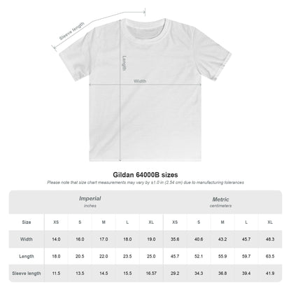 Kids Cloud Swing T‑Shirt — Cute Blond Girl on Cloud Swing, Playful Design