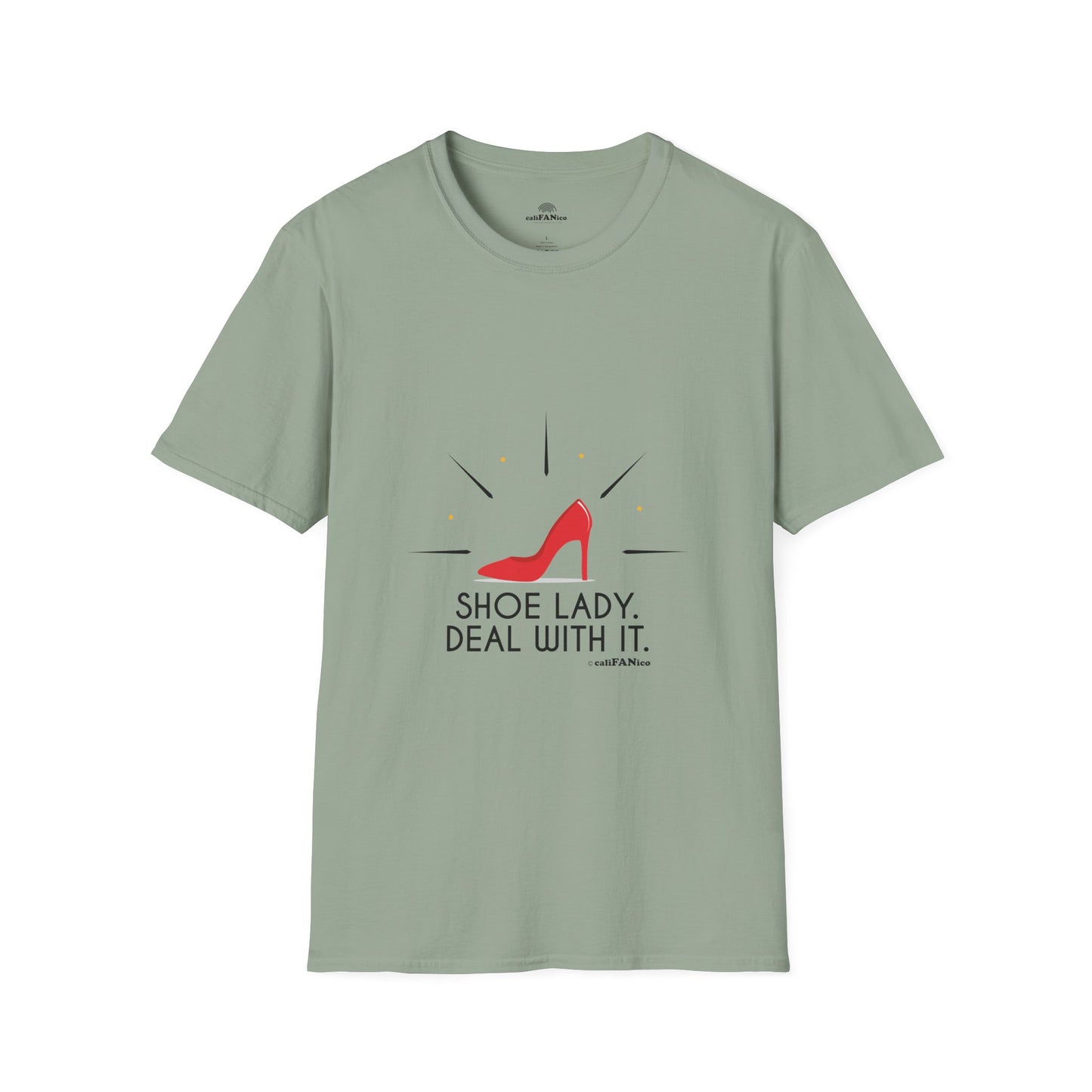 Funny T-Shirt Shoe Lover Lady Soft style T-Shirt