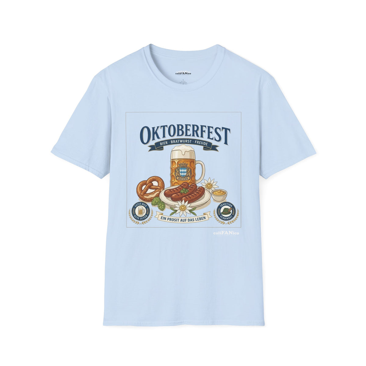 Oktoberfest Beer Pretzel Wurst T-Shirt - Bavarian souvenir
