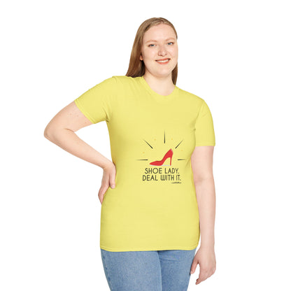 Funny T-Shirt Shoe Lover Lady Soft style T-Shirt