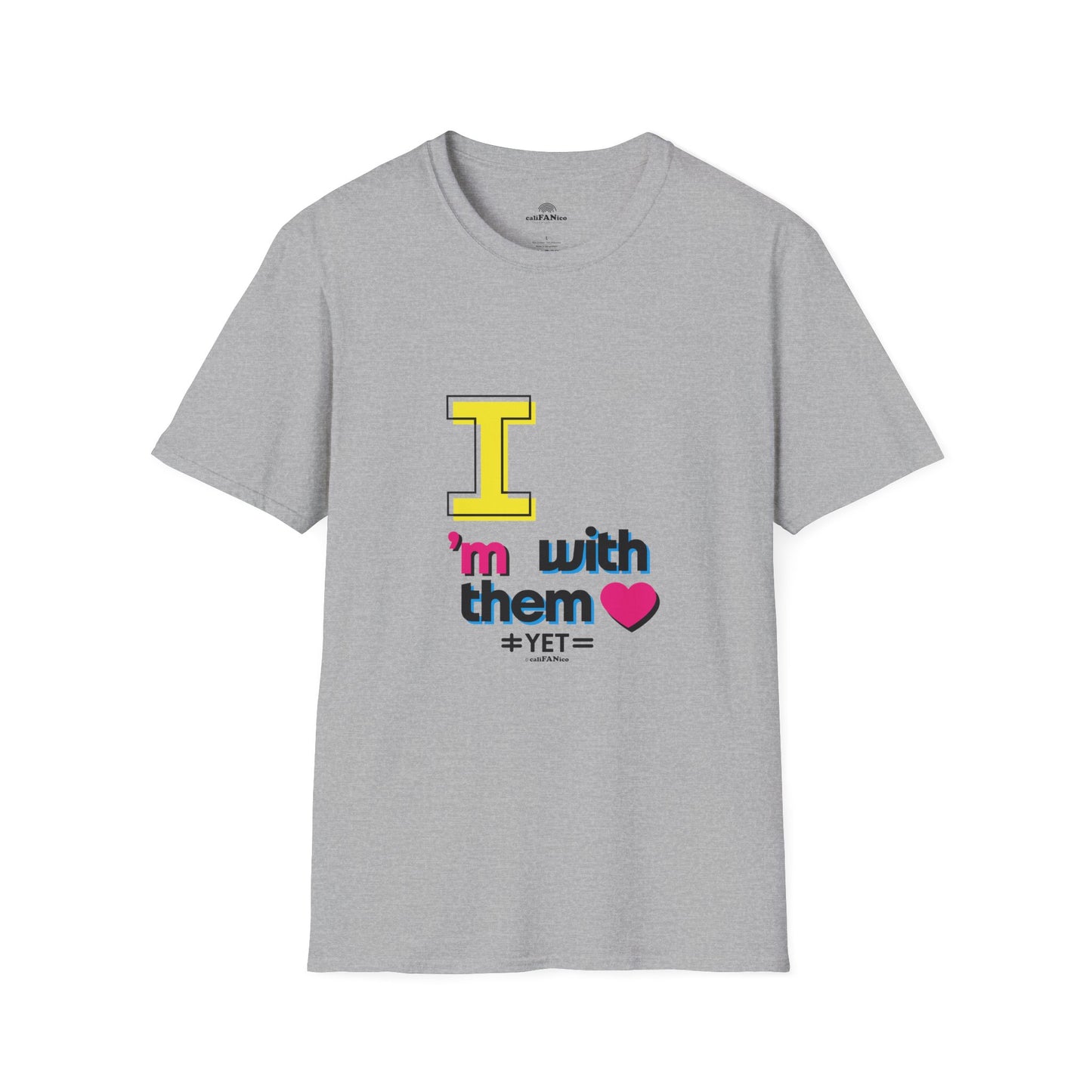 I’m With Them LGBTQ Pride Unisex Softstyle T-Shirt | Casual Wear, Gift for Friends, Pride Events Shirt, Graphic Tee, Inclusive Fashion