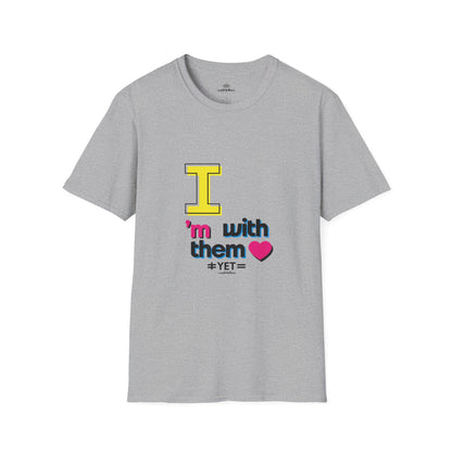 I’m With Them LGBTQ Pride Unisex Softstyle T-Shirt | Casual Wear, Gift for Friends, Pride Events Shirt, Graphic Tee, Inclusive Fashion
