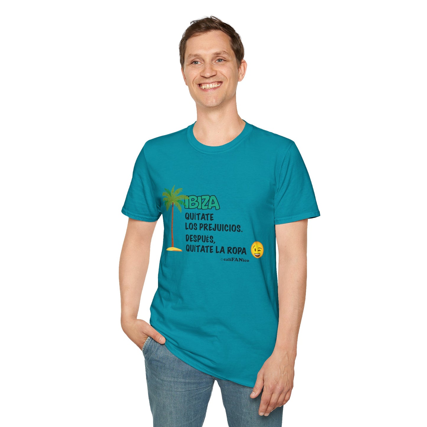 Vibrant Ibiza Statement Tee - Beach T-Shirt, Unisex Casual Summer Shirt, Travel Shirt, Beach Wear, Gift for Vacation Lovers