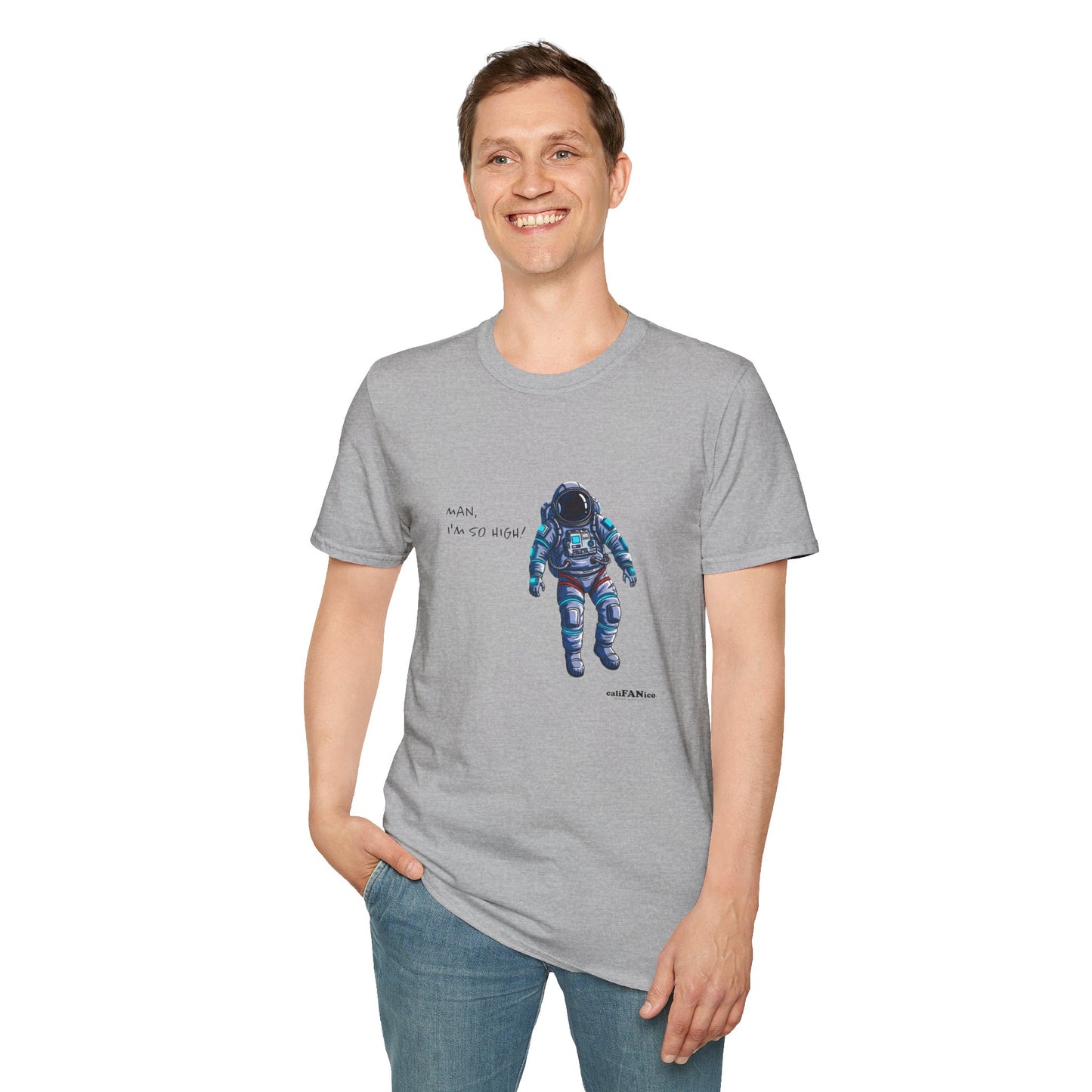 Funny High Astronaut T-Shirt, Space T-Shirt, Funny T-Shirt, Space Lovers T-Shirt
