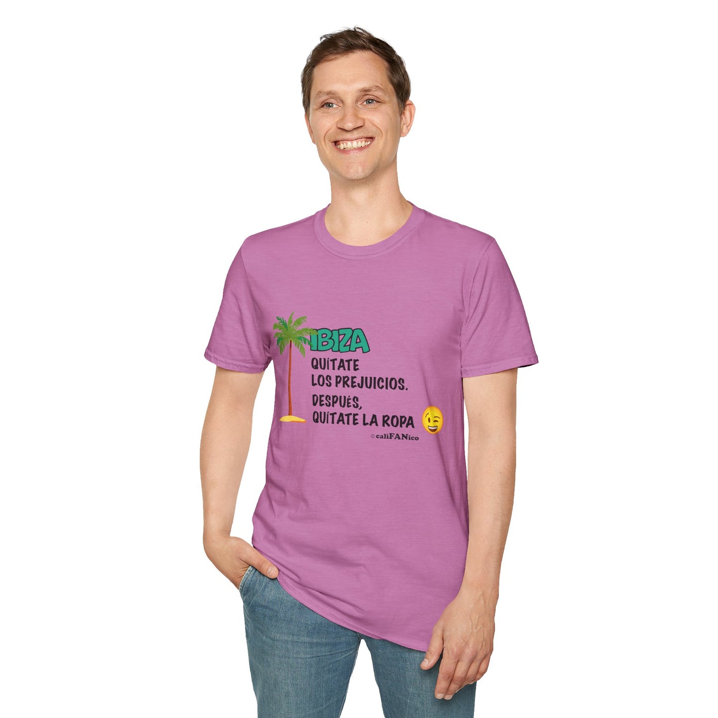 Vibrant Ibiza Statement Tee - Beach T-Shirt, Unisex Casual Summer Shirt, Travel Shirt, Beach Wear, Gift for Vacation Lovers
