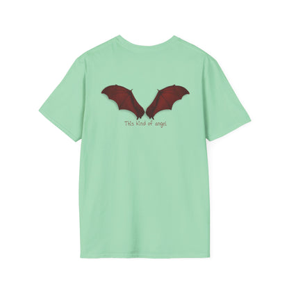 Spooky Bat Design T-Shirt - Perfect for Halloween, Autumn, Unique Graphic Tee