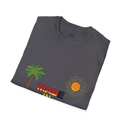 Funny Mad in Spain Made in Espain T-Shirt Unisex Softstyle Humor Shirt, Cute Gift, Unisex Top, Casual Wear, Laugh T Shirt