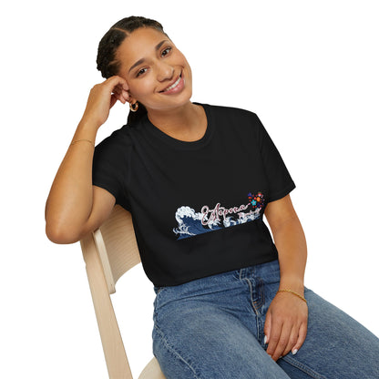 Estepona Wave T-Shirt, Unisex Soft Style Tee, Beach Wear, Summer Clothing, Spain Souvenir, Beach Lovers T-Shirt, Summer Wear