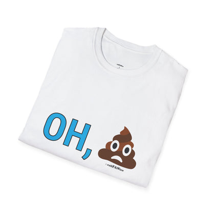 Funny Poop Emoji T-shirt Unisex T-Shirt, Casual Humor Tee, Gift for Friends, Birthday Shirt, Comfy Everyday Wear