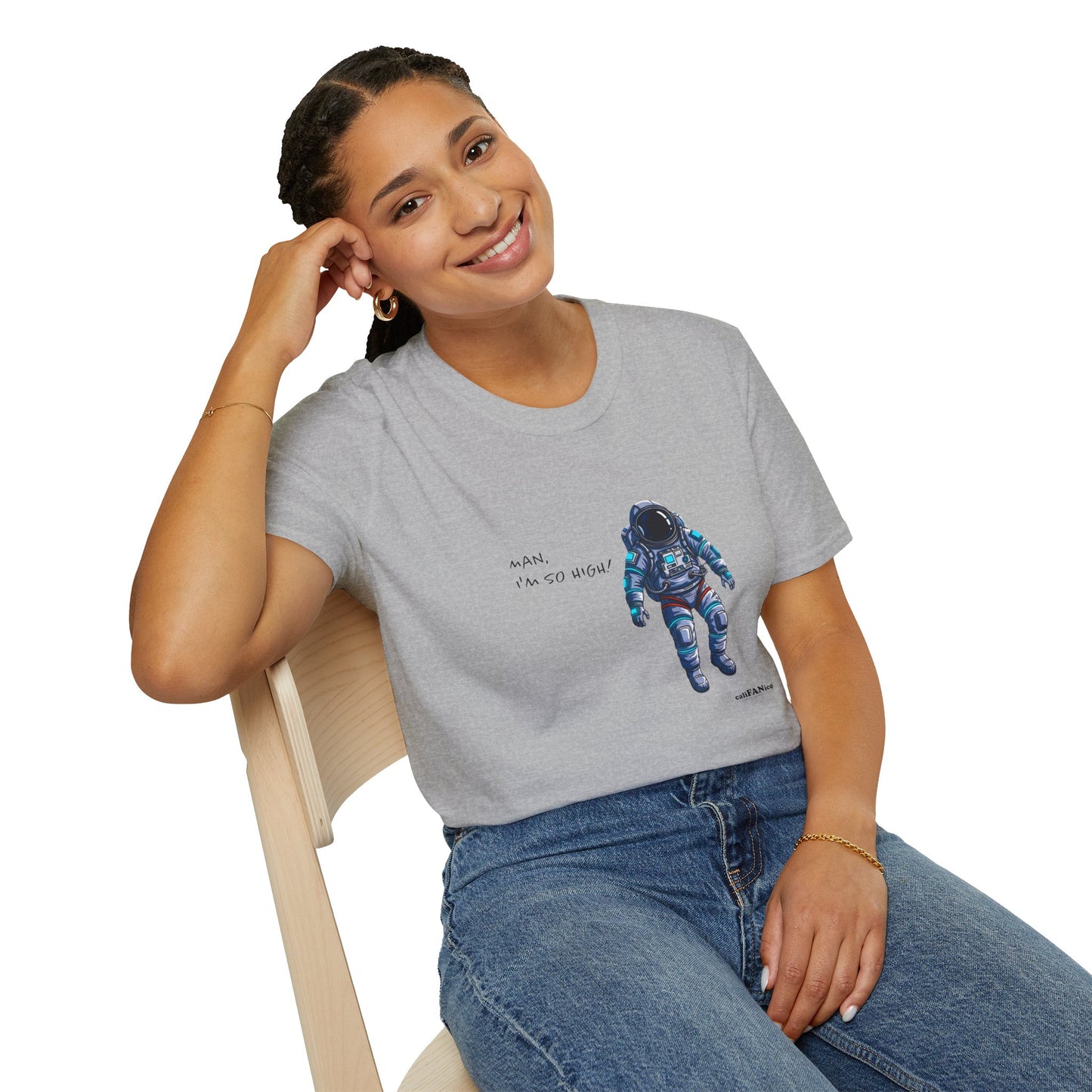 Funny High Astronaut T-Shirt, Space T-Shirt, Funny T-Shirt, Space Lovers T-Shirt