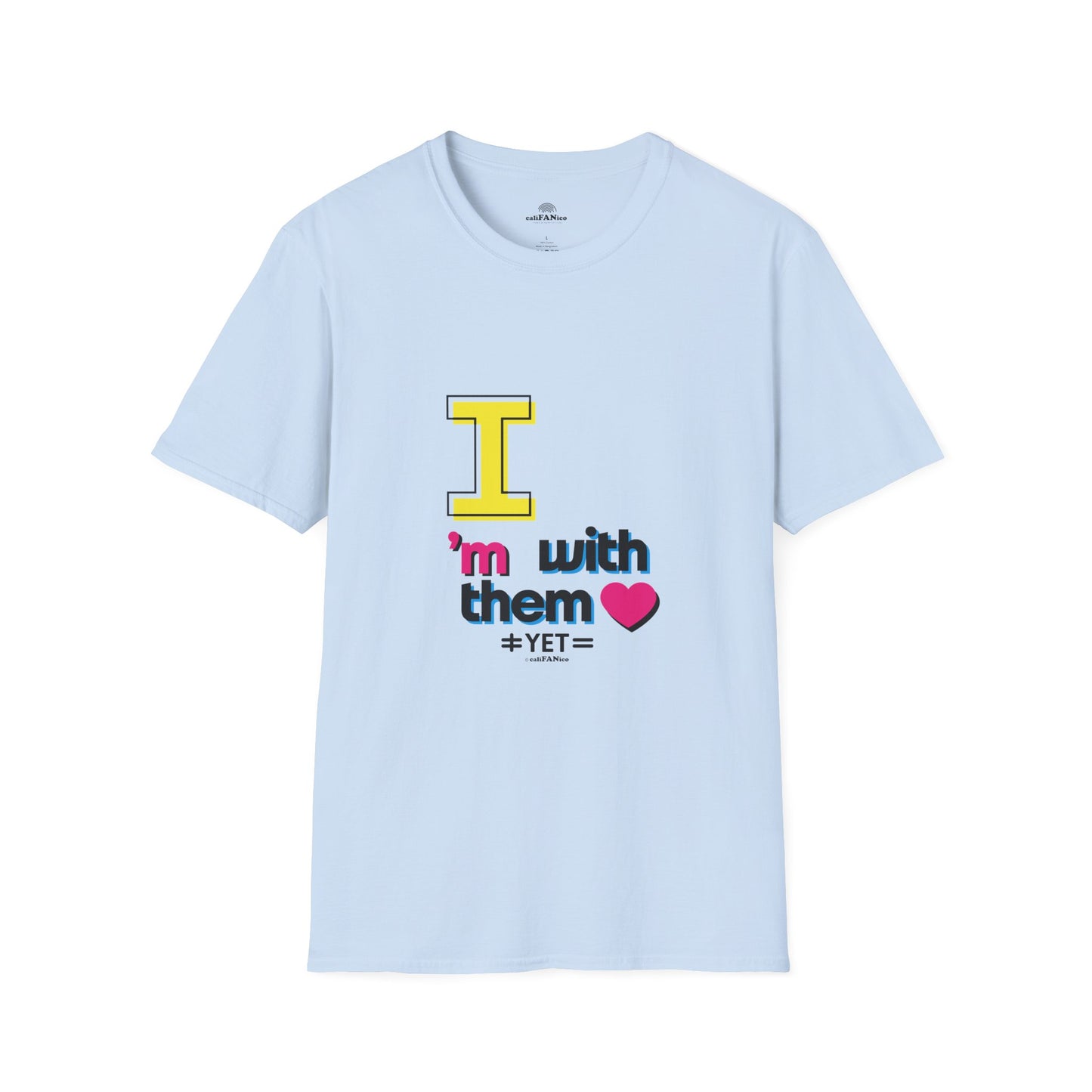 I’m With Them LGBTQ Pride Unisex Softstyle T-Shirt | Casual Wear, Gift for Friends, Pride Events Shirt, Graphic Tee, Inclusive Fashion