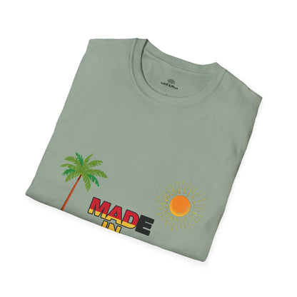 Funny Mad in Spain Made in Espain T-Shirt Unisex Softstyle Humor Shirt, Cute Gift, Unisex Top, Casual Wear, Laugh T Shirt