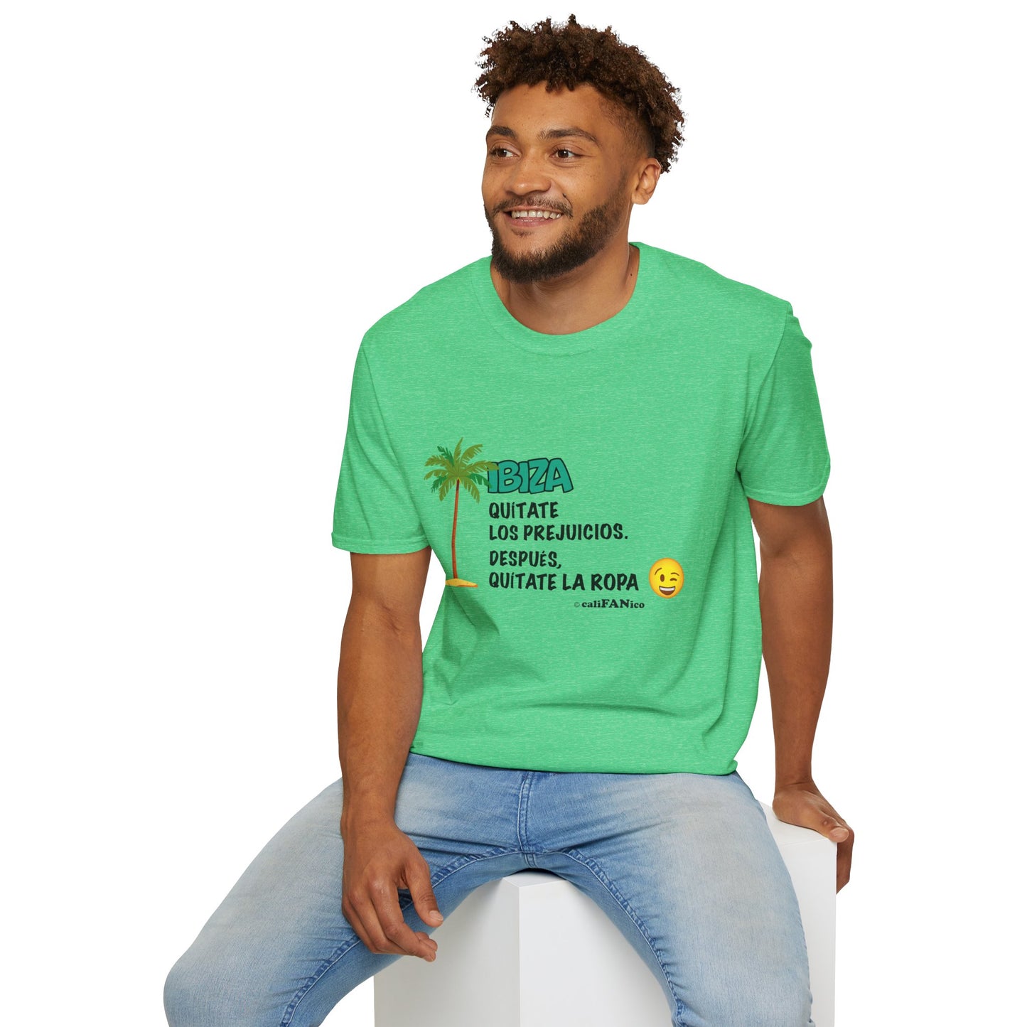 Vibrant Ibiza Statement Tee - Beach T-Shirt, Unisex Casual Summer Shirt, Travel Shirt, Beach Wear, Gift for Vacation Lovers