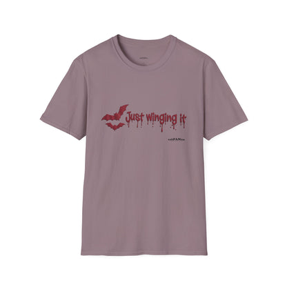 Spooky Bat Design T-Shirt - Perfect for Halloween, Autumn, Unique Graphic Tee