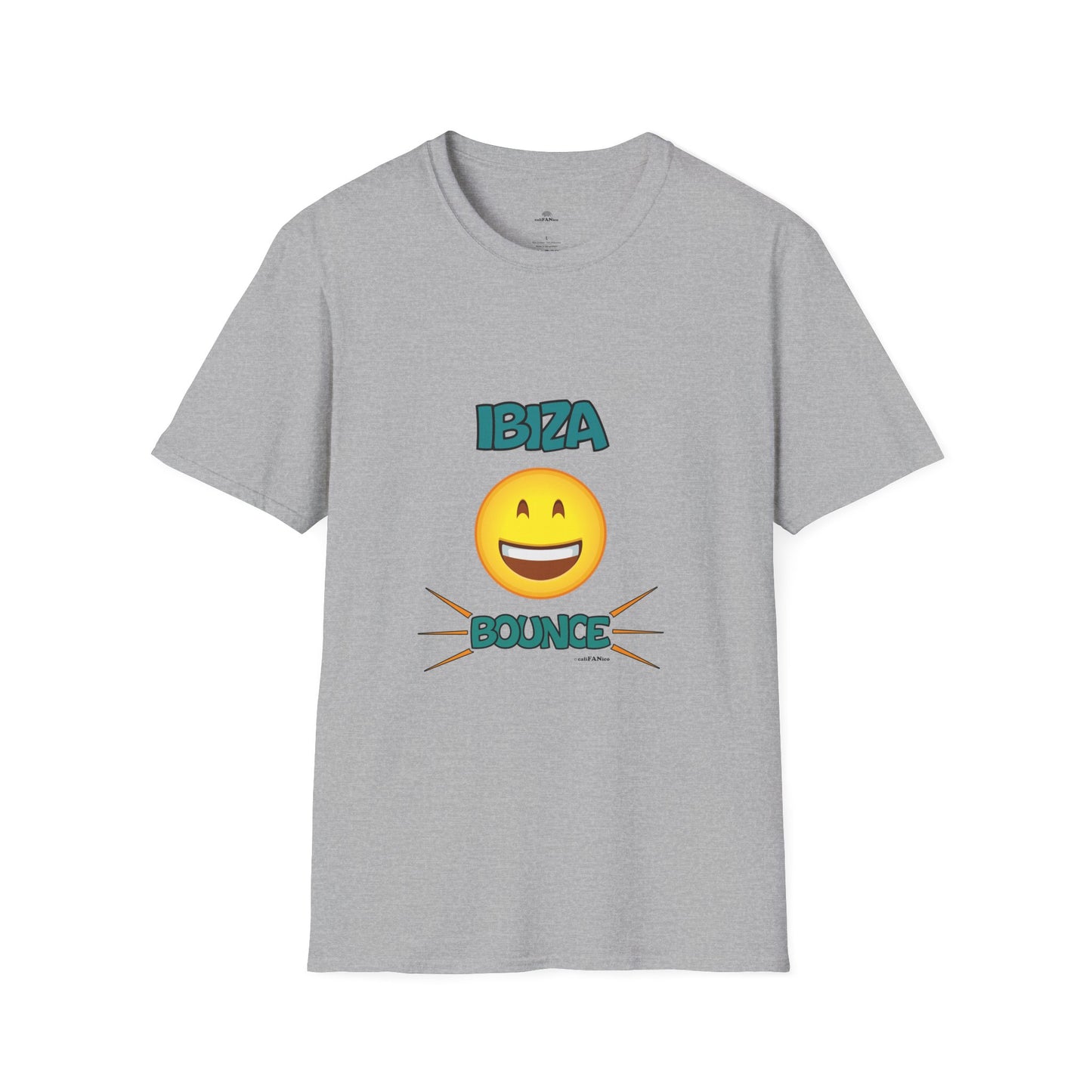 Ibiza Bounce Unisex T-Shirt, Casual Summer Tee, Beach Wear, Fun Party Shirt, Vacation T-Shirt, Club Wear