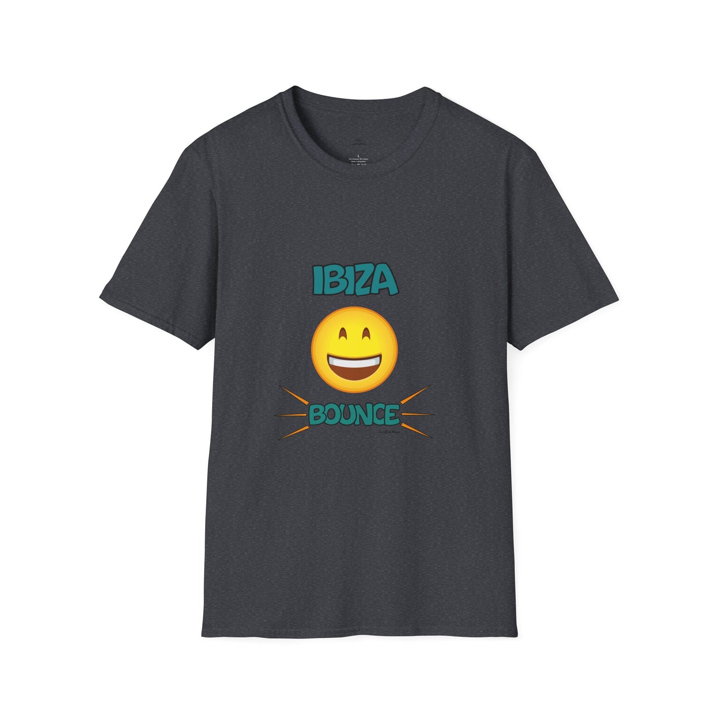 Ibiza Bounce Unisex T-Shirt, Casual Summer Tee, Beach Wear, Fun Party Shirt, Vacation T-Shirt, Club Wear