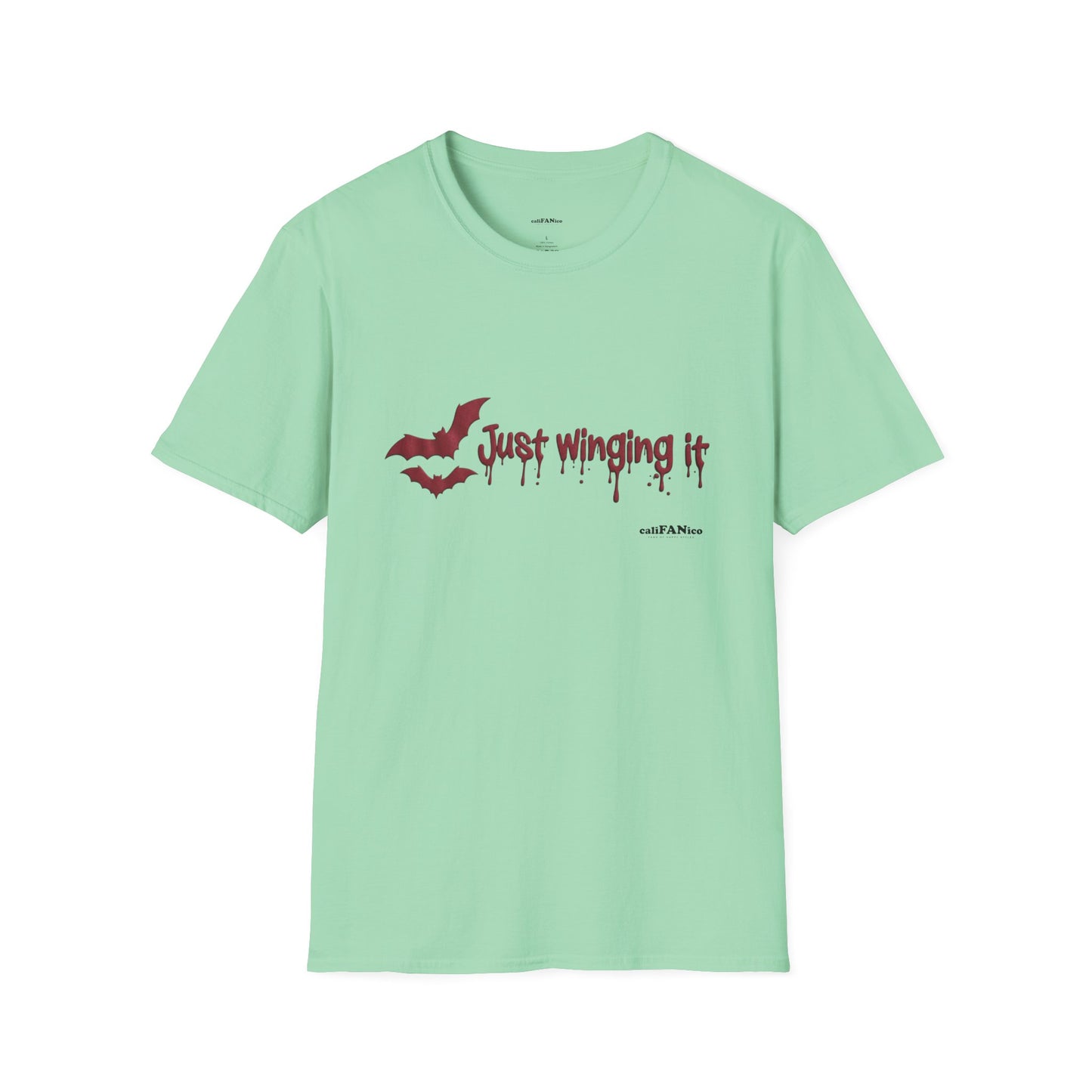 Spooky Bat Design T-Shirt - Perfect for Halloween, Autumn, Unique Graphic Tee