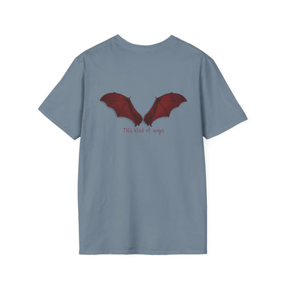 Spirit Animal T-Shirt, Bat Spirit Animal T-Shirt, Soft Style Tee, Halloween Tee, Funny T-Shirt, Quirky Graphic Shirt, Bat Design, Vampire Design