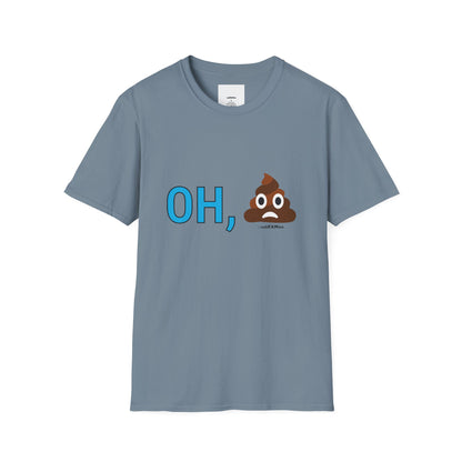 Funny Poop Emoji T-shirt Unisex T-Shirt, Casual Humor Tee, Gift for Friends, Birthday Shirt, Comfy Everyday Wear
